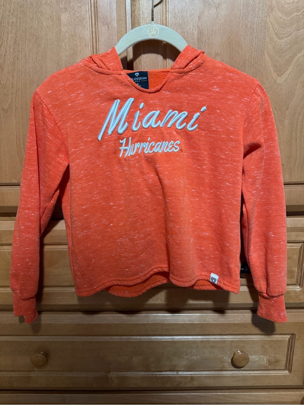 Colosseum Orange Miami Hurricanes Hooded Sweatshirt